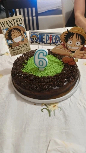 Foto de un comprador: Banderas de One Piece para pastel, set de 7 piezas