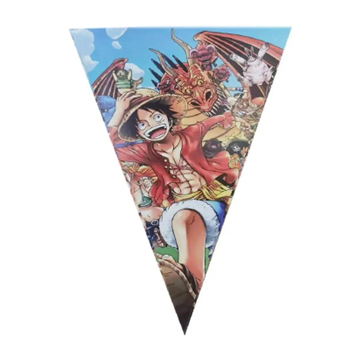 Adornos para pastel de One Piece y artículos para fiesta – banderines, set de 10