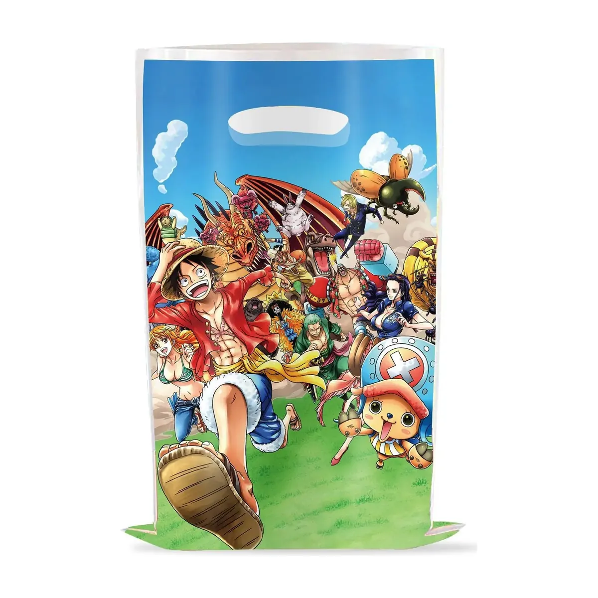 Adornos para pastel de One Piece y artículos para fiesta – bolsas de regalo, set de 10