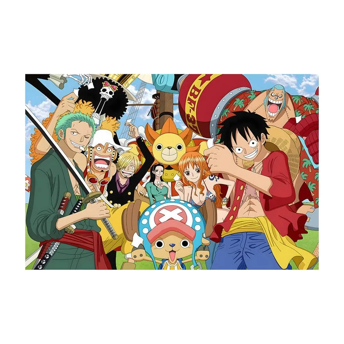 Adornos para pastel de One Piece y artículos para fiesta – telón de fondo, 1 pieza