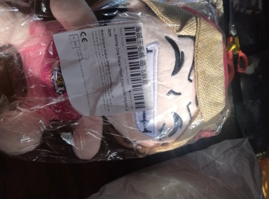 Foto de un comprador: Figura de Zoro de peluche, también Luffy y Chopper, 12 a 20 cm