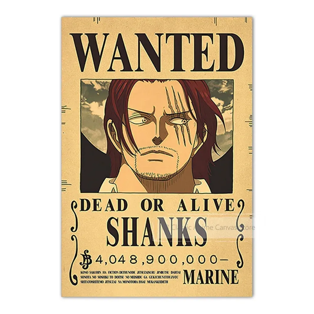 Anime One Piece Luffy 3 mil millones Zoro Bounty – k3 135 26 / a4 frameless, 21 × 30 cm