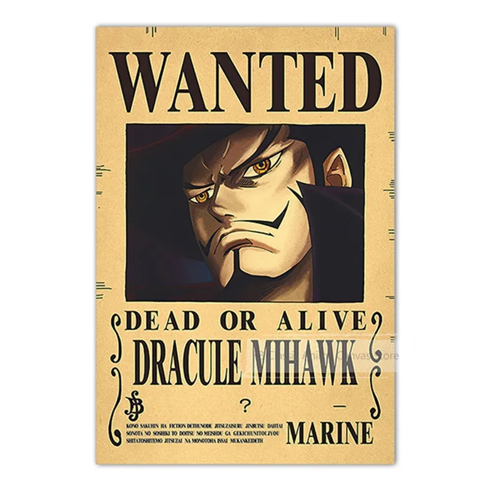 Anime One Piece Luffy 3 mil millones Zoro Bounty – k3 135 12 / a4 frameless, 21 × 30 cm