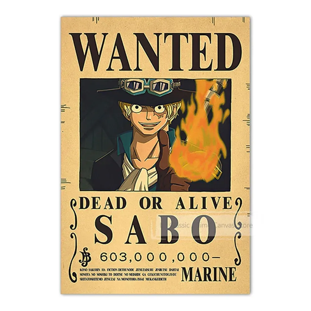 Anime One Piece Luffy 3 mil millones Zoro Bounty – k3 135 18 / a4 frameless, 21 × 30 cm