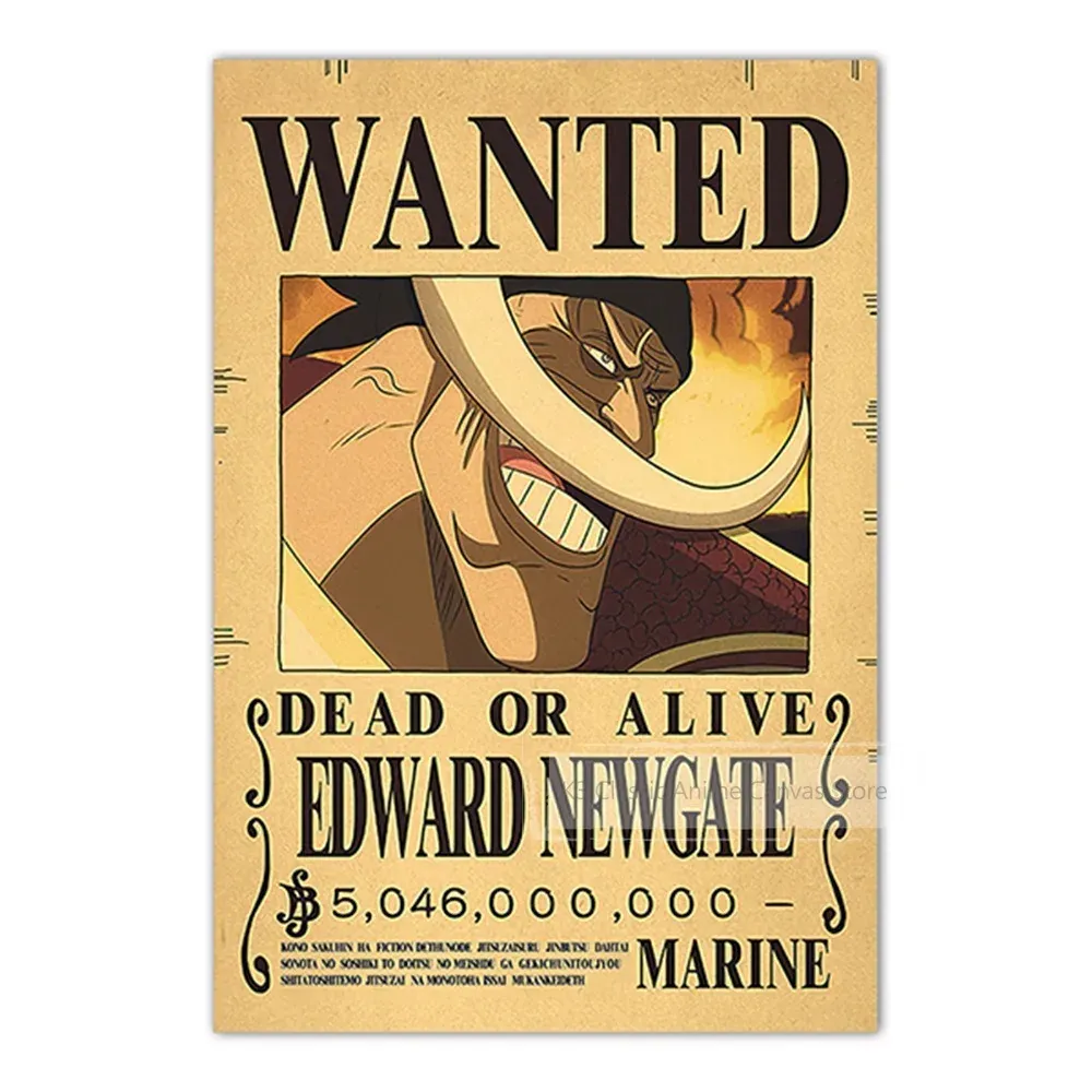 Anime One Piece Luffy 3 mil millones Zoro Bounty – k3 135 24 / a4 frameless, 21 × 30 cm