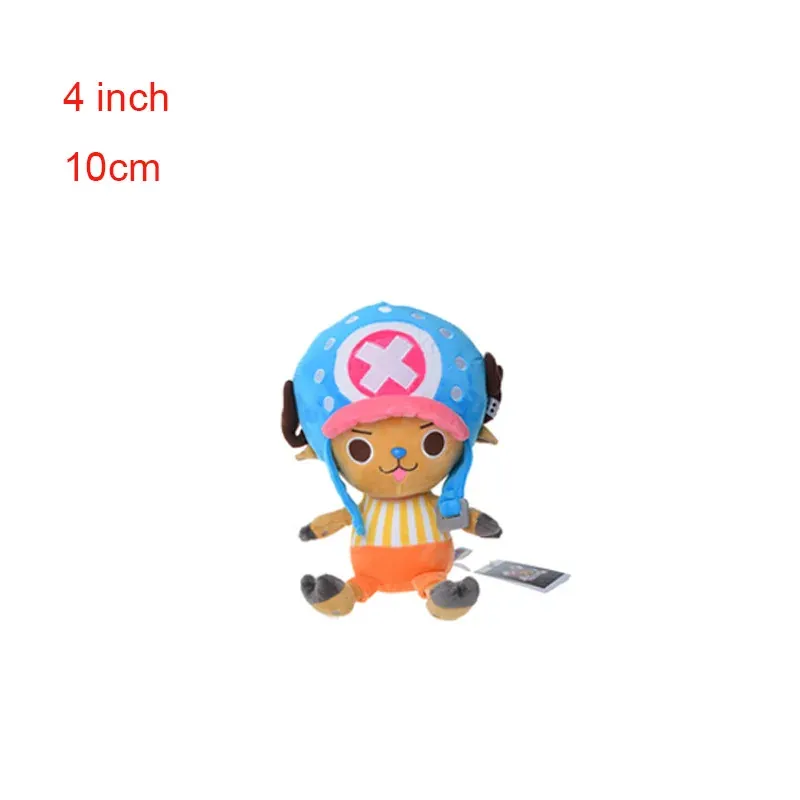 Anime una pieza juguetes de peluche Luffy Chopper Sabo – chopper 2, 10 cm