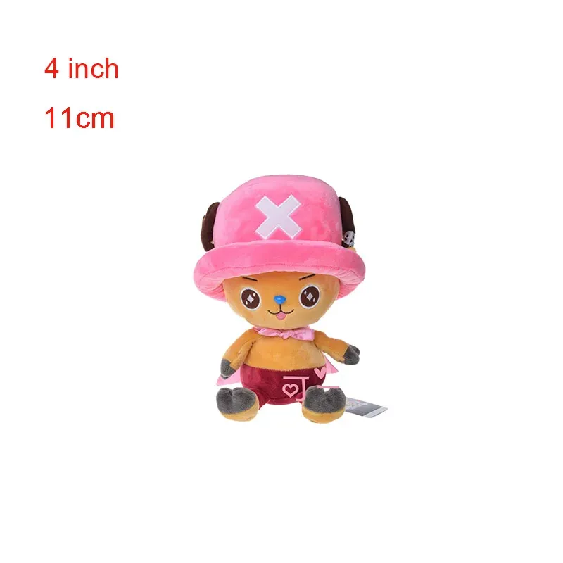 Anime una pieza juguetes de peluche Luffy Chopper Sabo – chopper 4, 11 cm