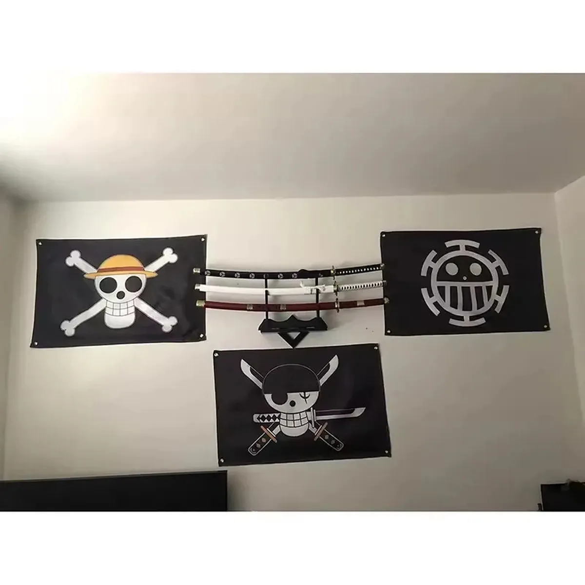 Banderas de One Piece: pancarta decorativa de pared 60 × 90 cm – vue 4