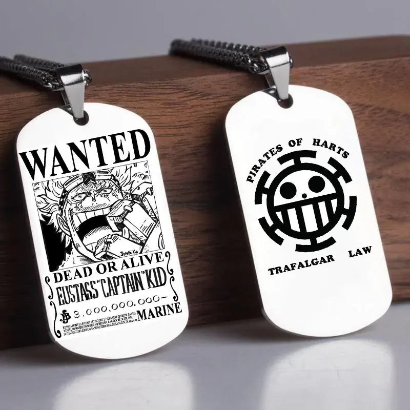 Collar con colgante de One Piece de metal para mujer y hombre – Lúcelo con cuidado