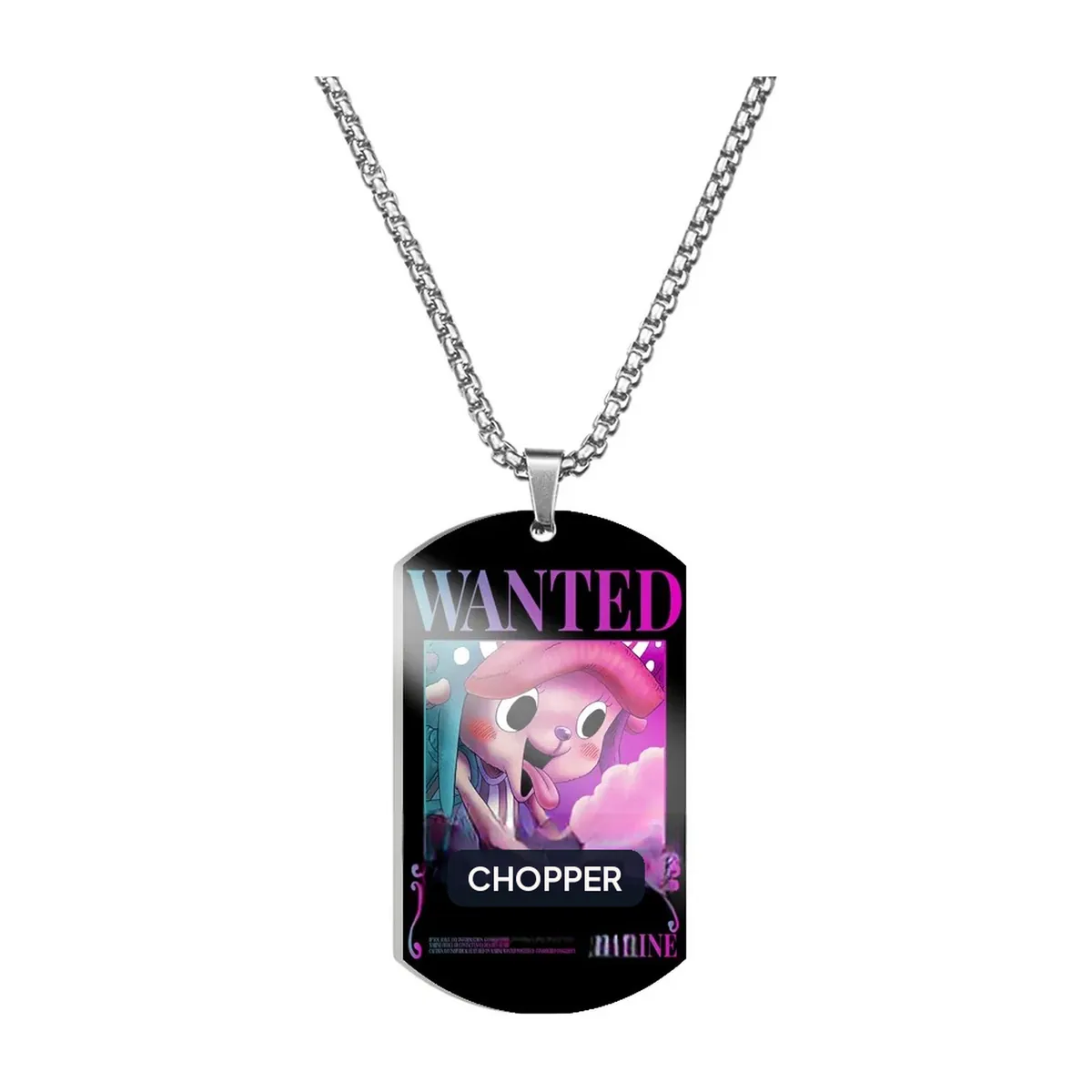 Collar creativo de One Piece con Luffy y Zoro para parejas – collar b