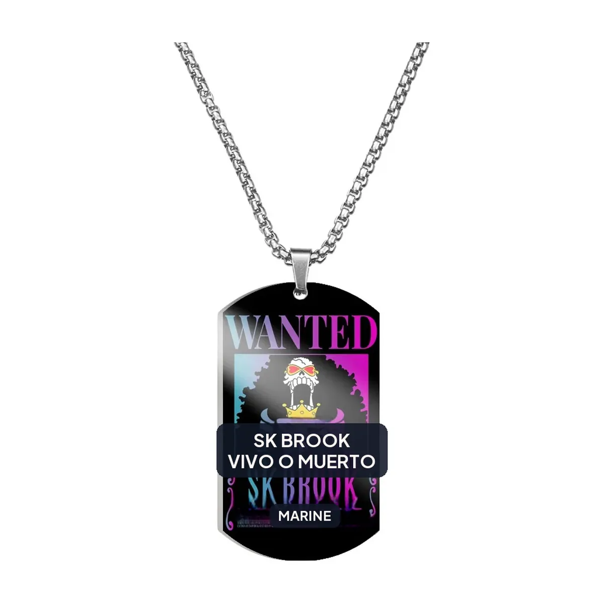 Collar creativo de One Piece con Luffy y Zoro para parejas – collar c
