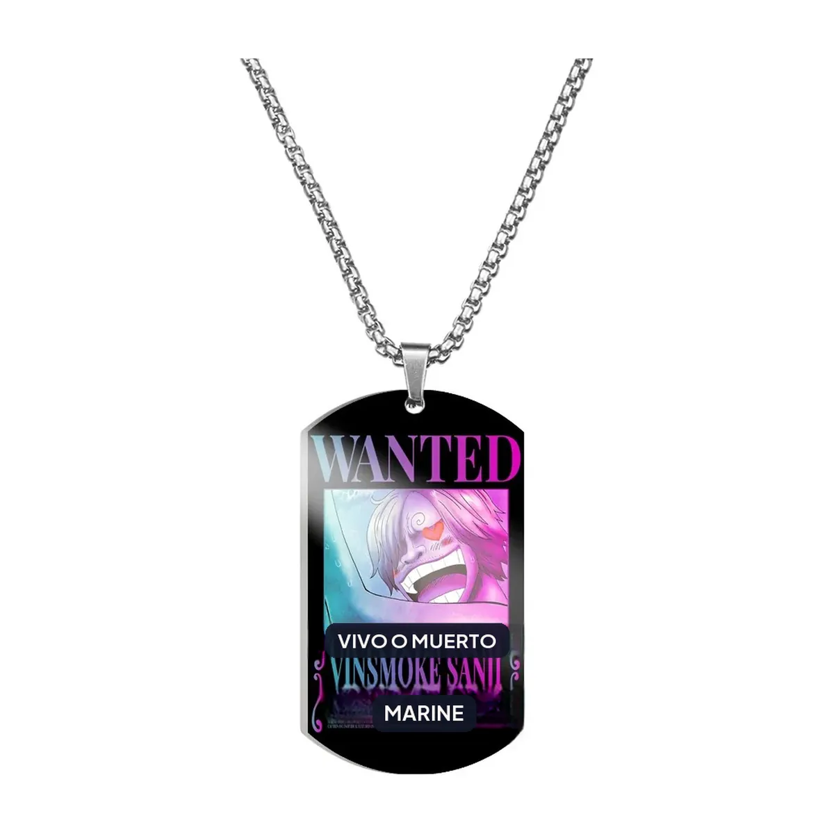 Collar creativo de One Piece con Luffy y Zoro para parejas – collar d