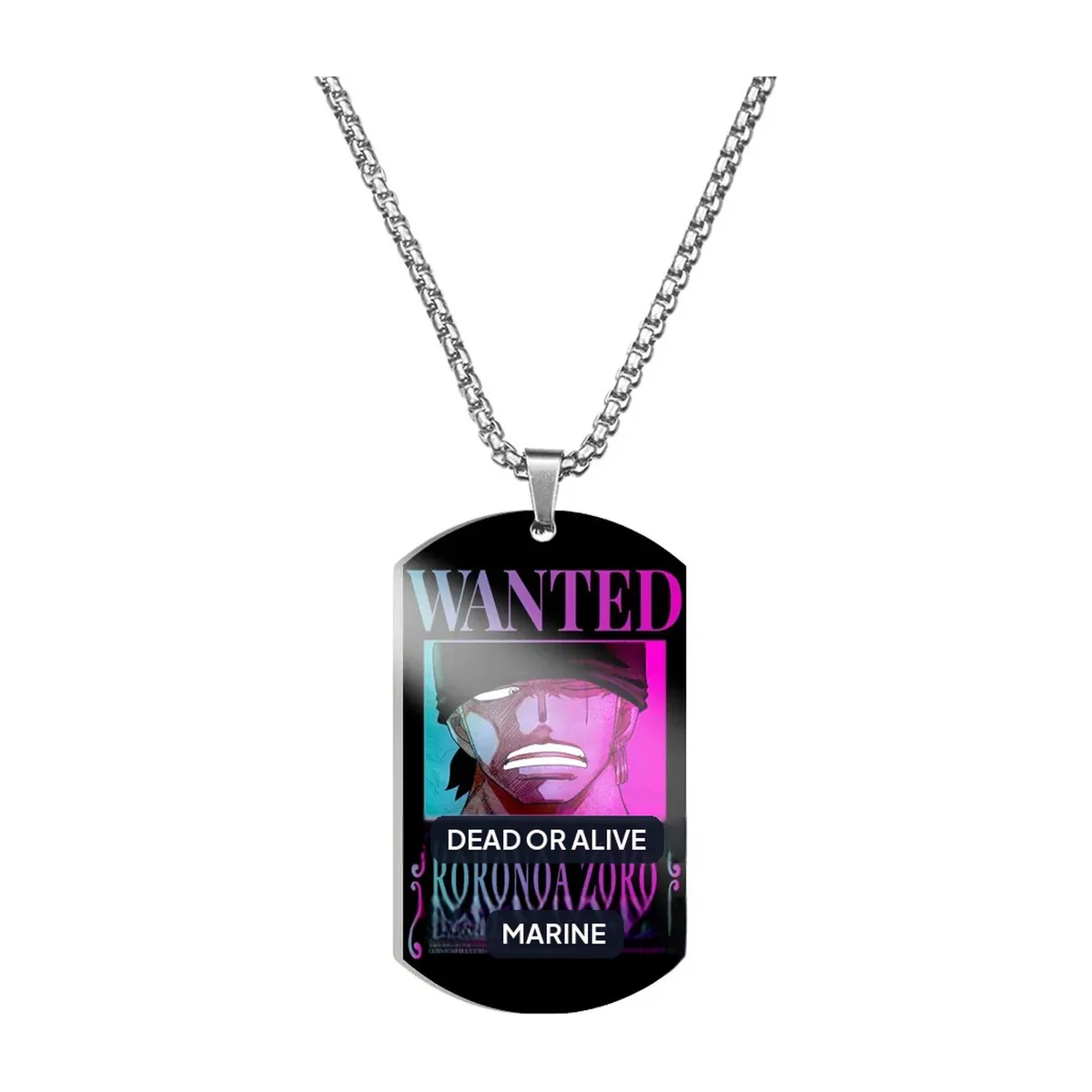 Collar creativo de One Piece con Luffy y Zoro para parejas – collar e