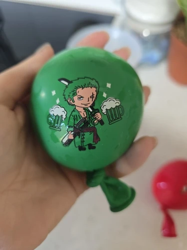 Foto de un comprador: Globos de One Piece para fiesta con banner y adorno de pastel