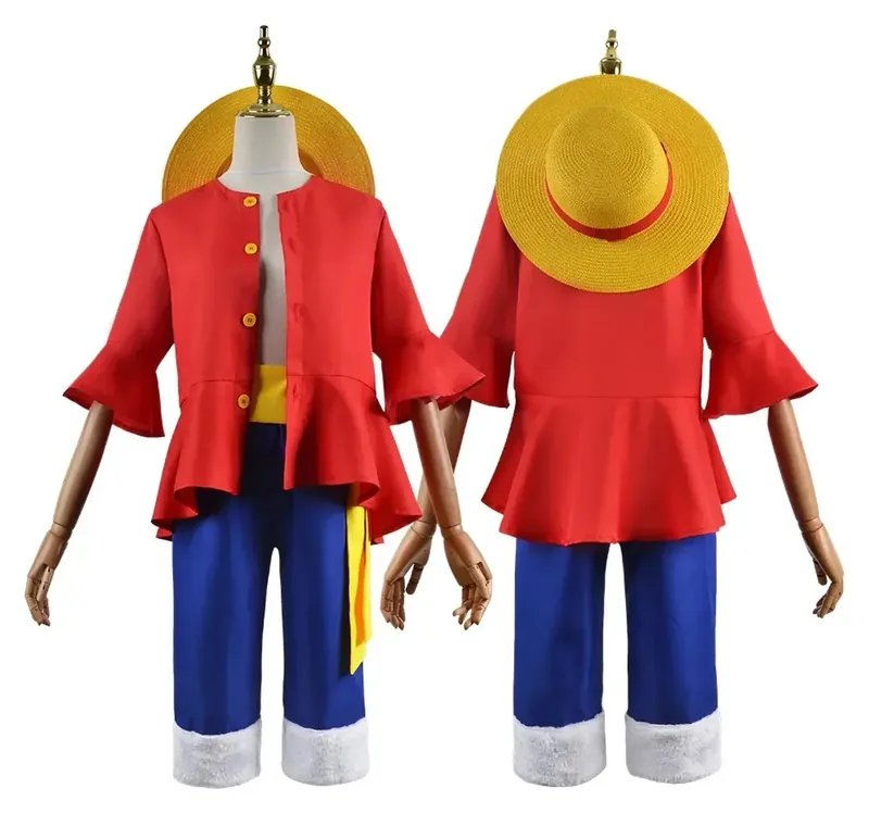 Disfraz de Luffy de Monkey D. Luffy: traje y sombrero