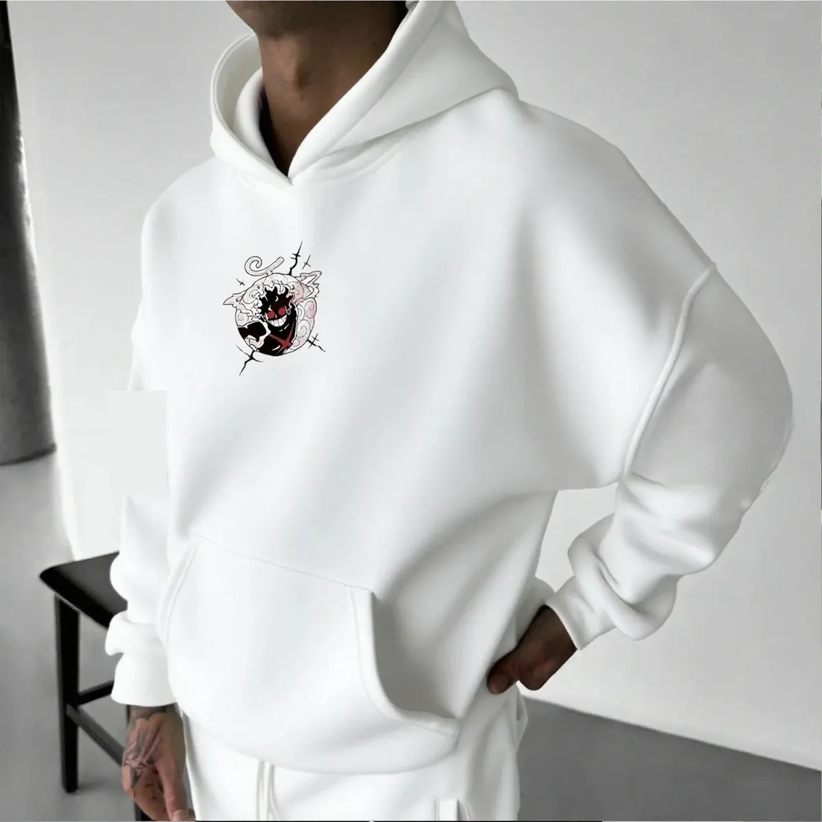 Disfraz de Luffy: sudadera con capucha de algodón, hasta 4XL – vue 2