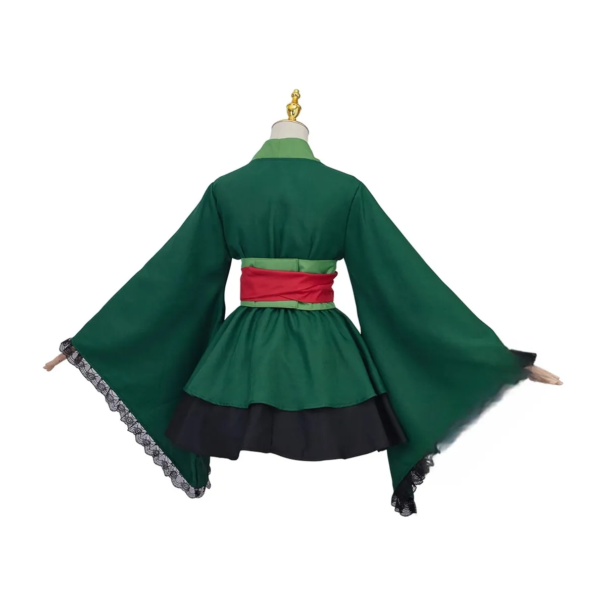 Disfraz de Zoro estilo kimono para mujer, conjunto de poliéster – vue 4