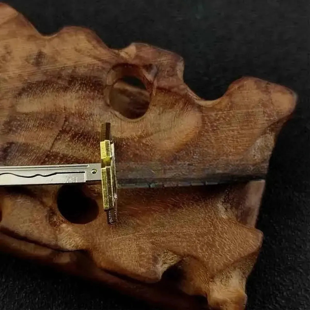 Disfraz de Zoro: llavero de mini espada con vaina de plástico – vue 6