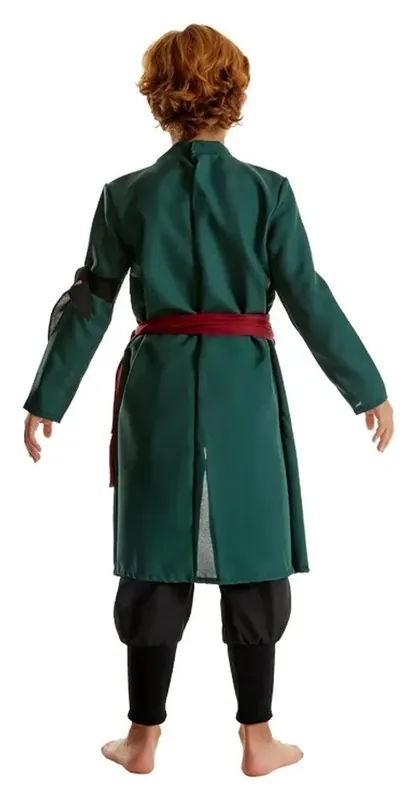 Disfraz de Zoro para niños, chaqueta de cosplay de poliéster