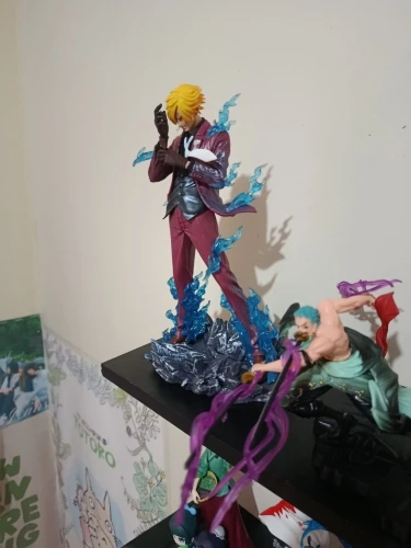 Foto de un comprador: Figura de Sanji de PVC de 24 cm, adorno de escritorio One Piece