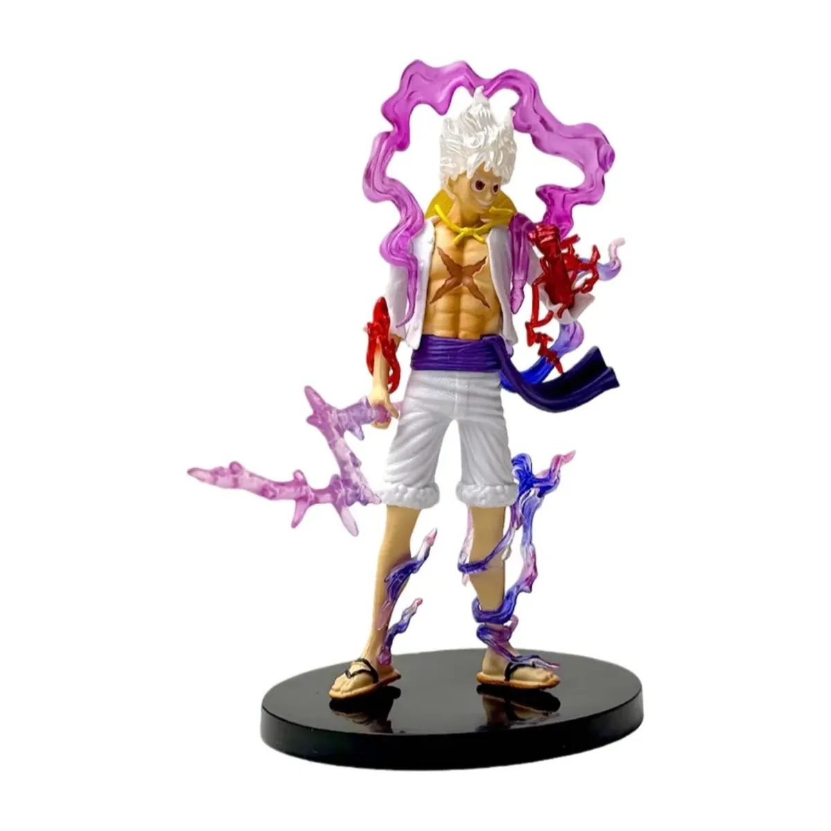 Figura de Luffy Gear 5 Nika de PVC, 21 cm de altura – vue 2
