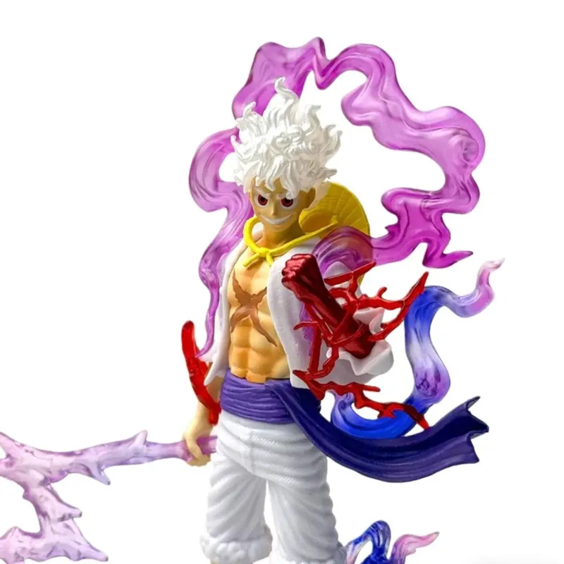 Figura de Luffy Gear 5 Nika de PVC, 21 cm de altura – Detalles que algunos compradores notaron