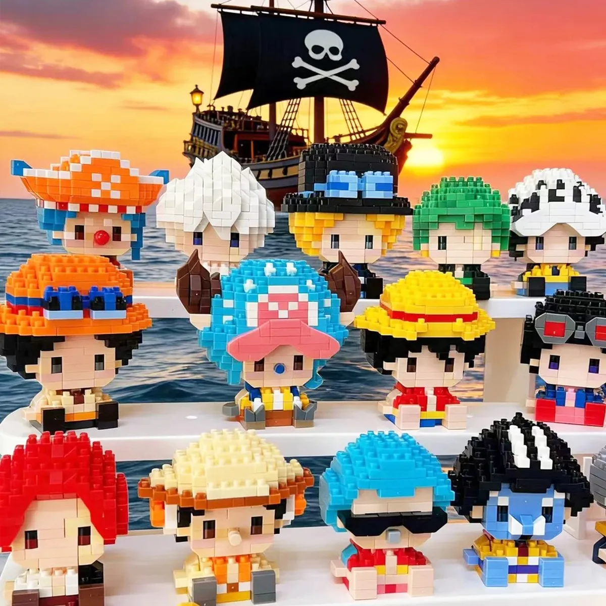 Figura de One Piece armable con bloques micro, Nika y más – vue 3