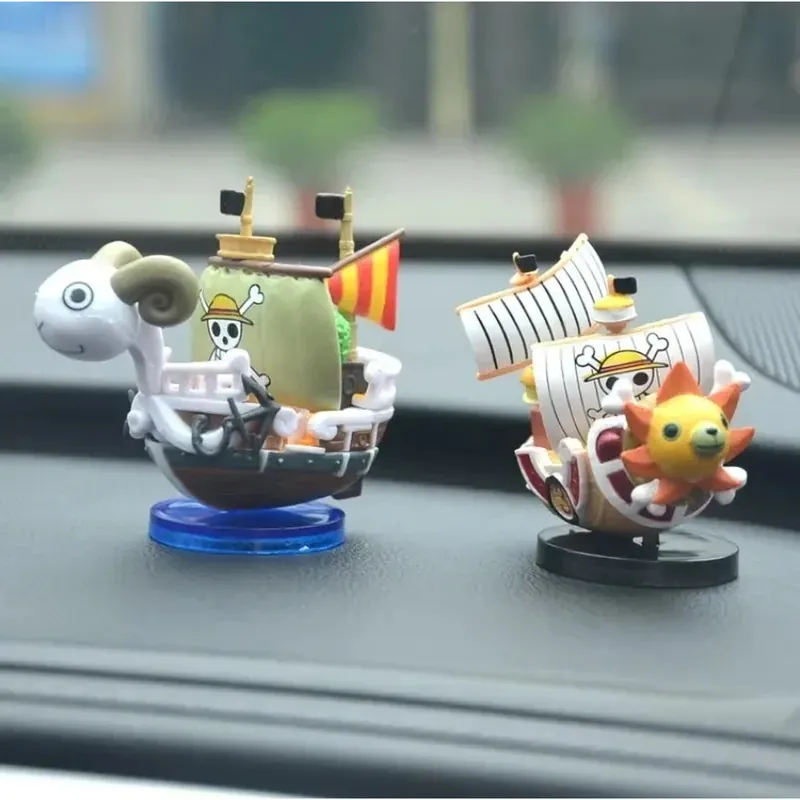 Figura de One Piece chibi: barco Thousand Sunny o Going Merry 7 cm – Sácalo con cuidado