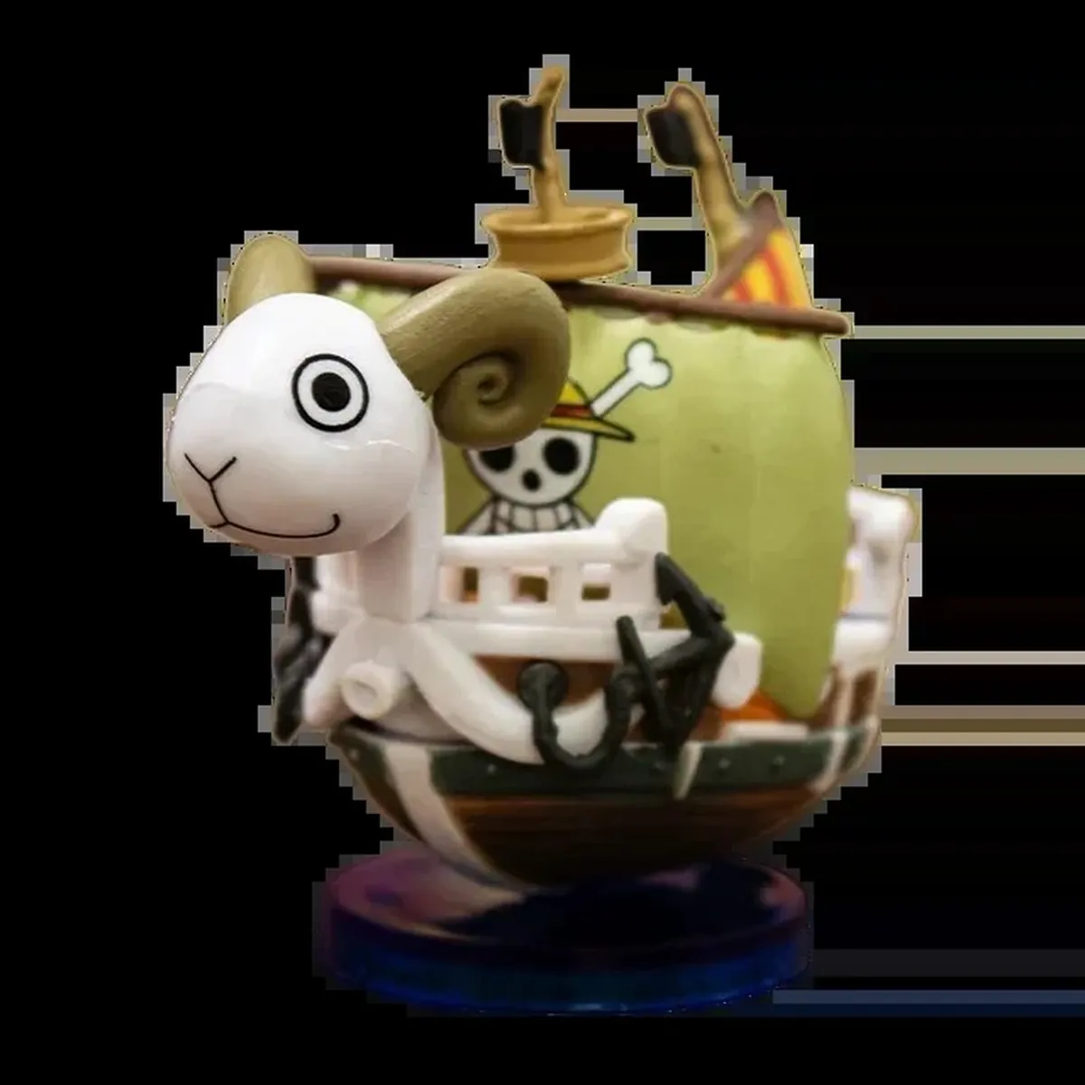 Figura de One Piece chibi: barco Thousand Sunny o Going Merry 7 cm – going merry