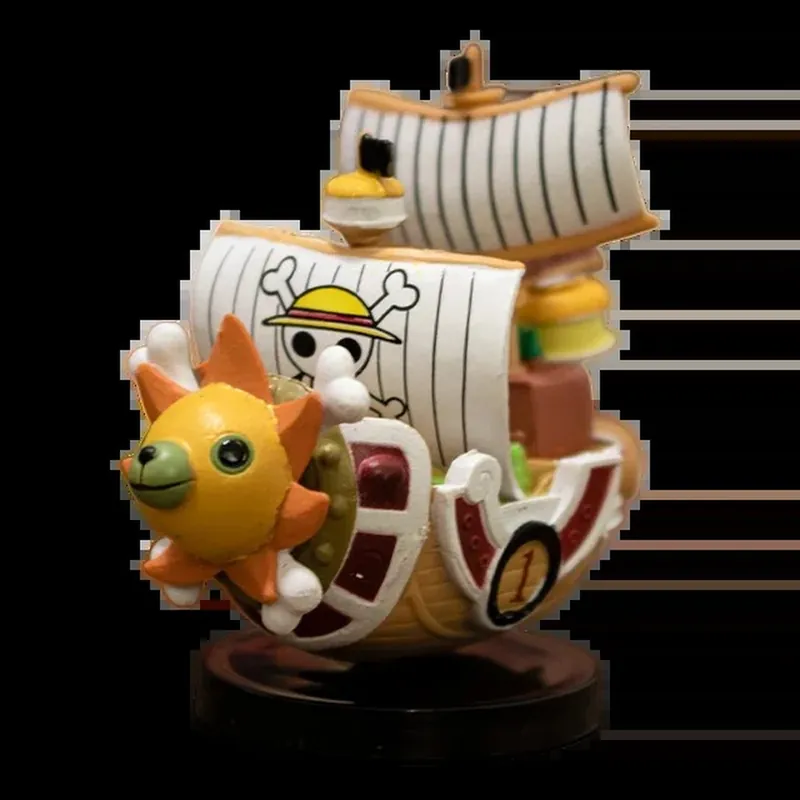 Figura de One Piece chibi: barco Thousand Sunny o Going Merry 7 cm – Haz tu flota