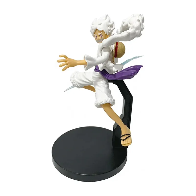 Figura de One Piece Luffy Nika de PVC, 18 cm con base – Abre y revisa