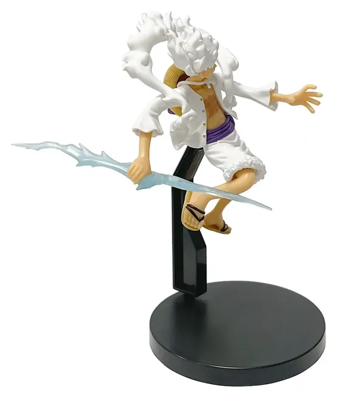 Figura de One Piece Luffy Nika de PVC, 18 cm con base