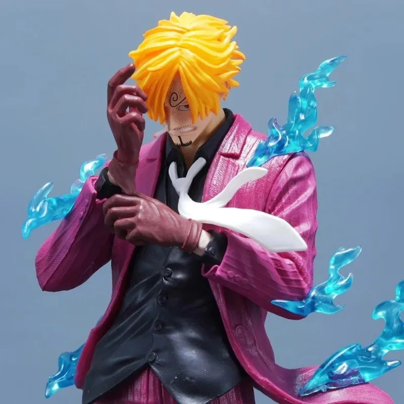 Figura de Sanji de PVC de 24 cm, adorno de escritorio One Piece