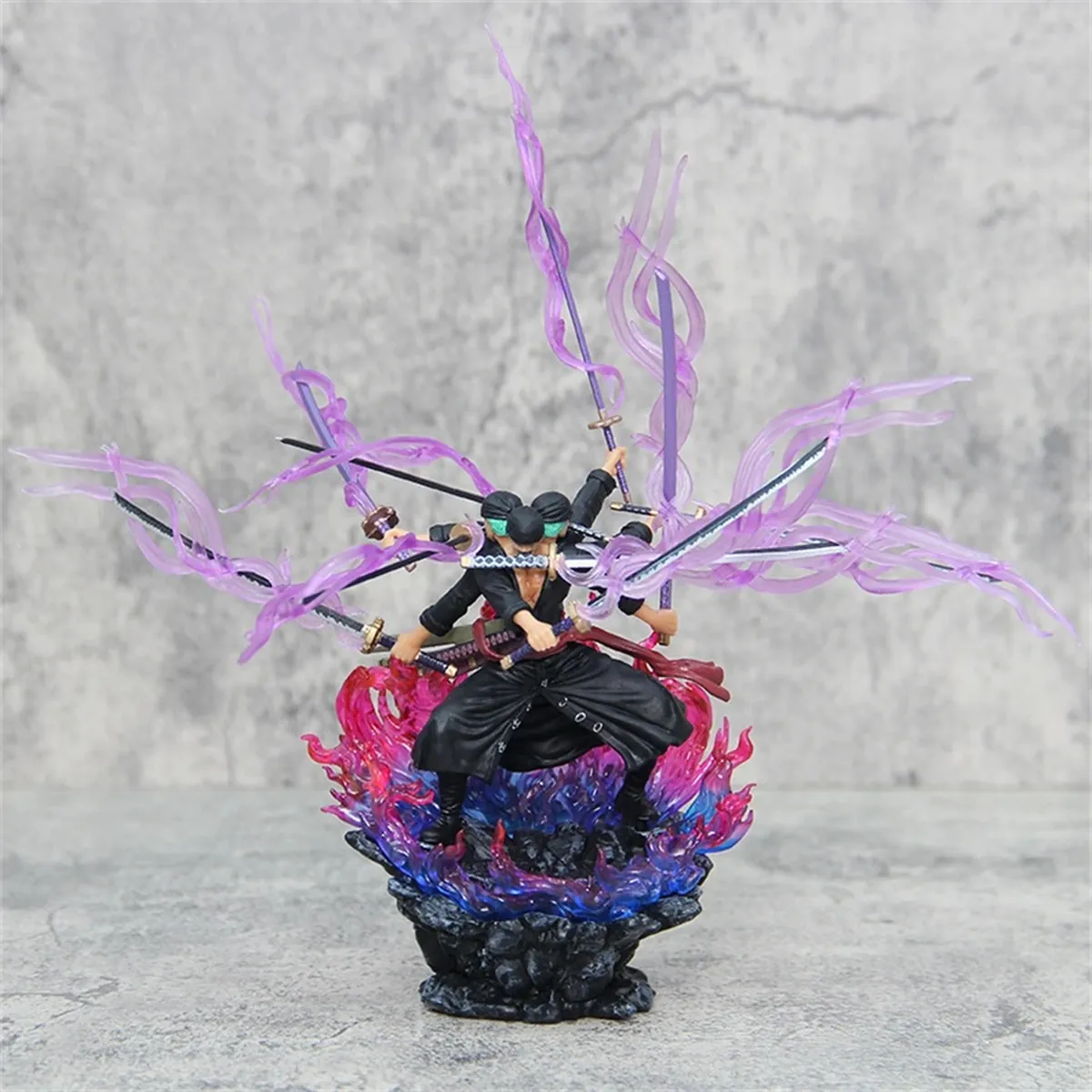 Figura de Zoro de acción con espadas armables, 14 cm – vue 2