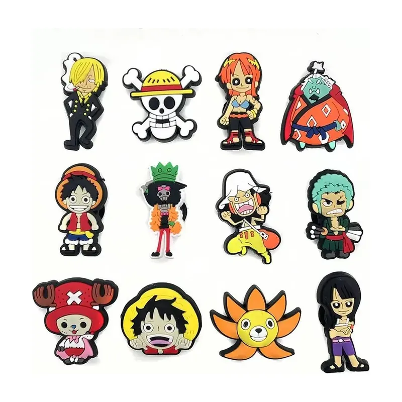 Figura de Zoro, Luffy y Sanji en dijes para zuecos, 12 a 36 pzs – Qué esperar de la calidad