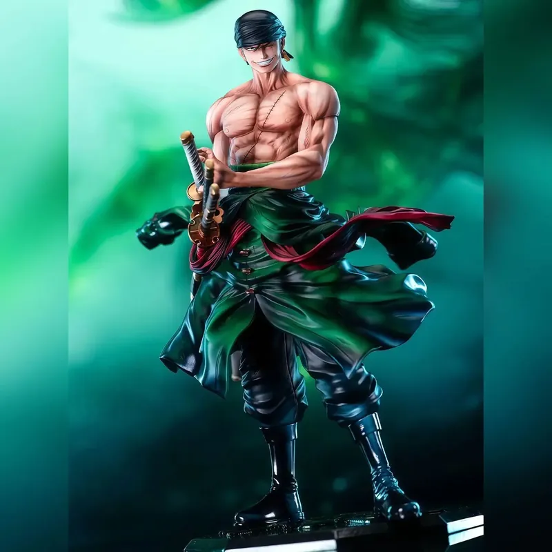 Figura de Zoro de PVC GK de 28 cm para decorar tu escritorio