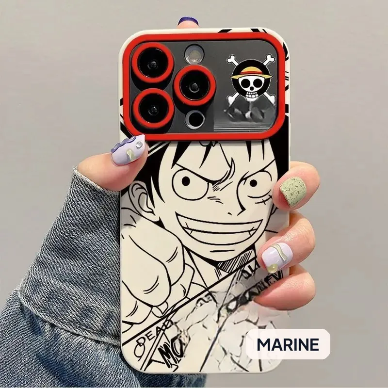 Funda protectora para celular con diseño de Luffy en cuatro estilos – Revisa tu selección