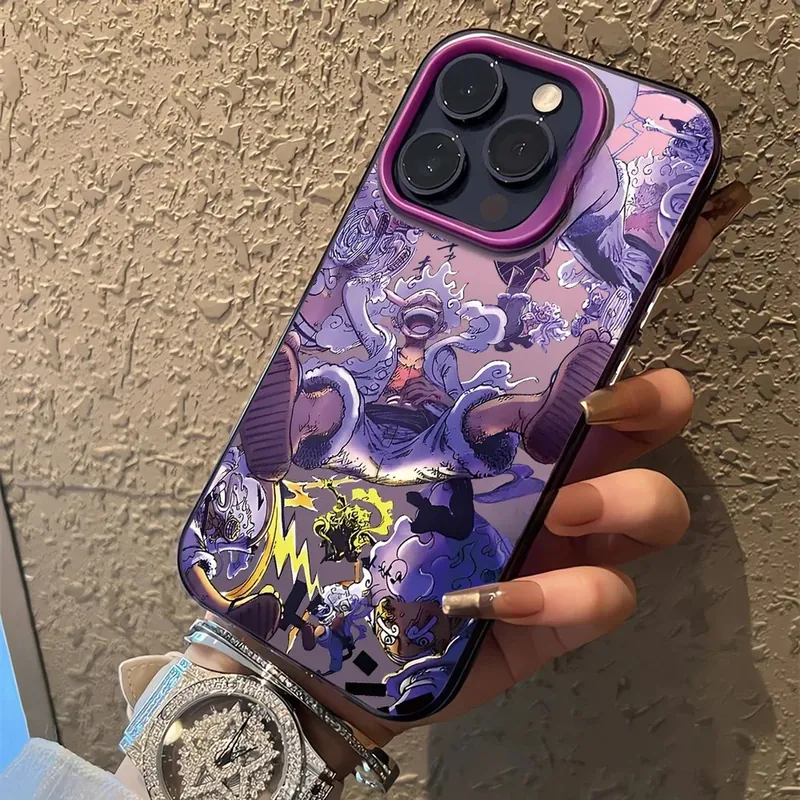 Funda de teléfono con diseño de anime One Piece, trasera mate – Revisa el pedido