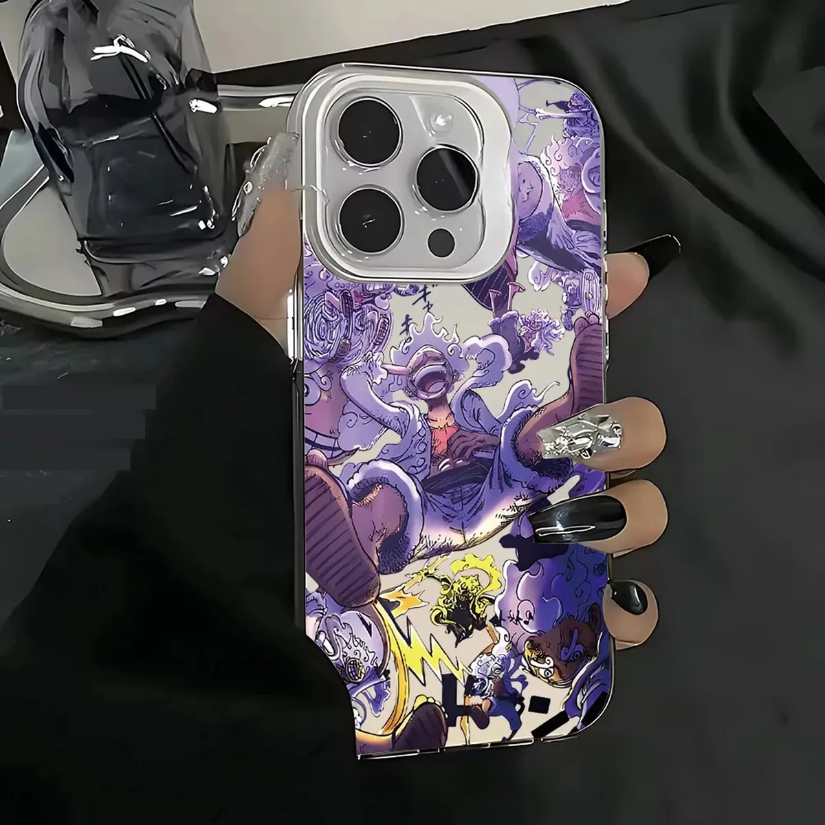 Funda de teléfono con diseño de anime One Piece, trasera mate – cyw 394y120d2