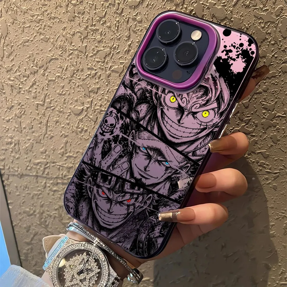 Funda de teléfono One Piece Luffy para iPhone 18 y modelos anteriores – cyz 444y148a1
