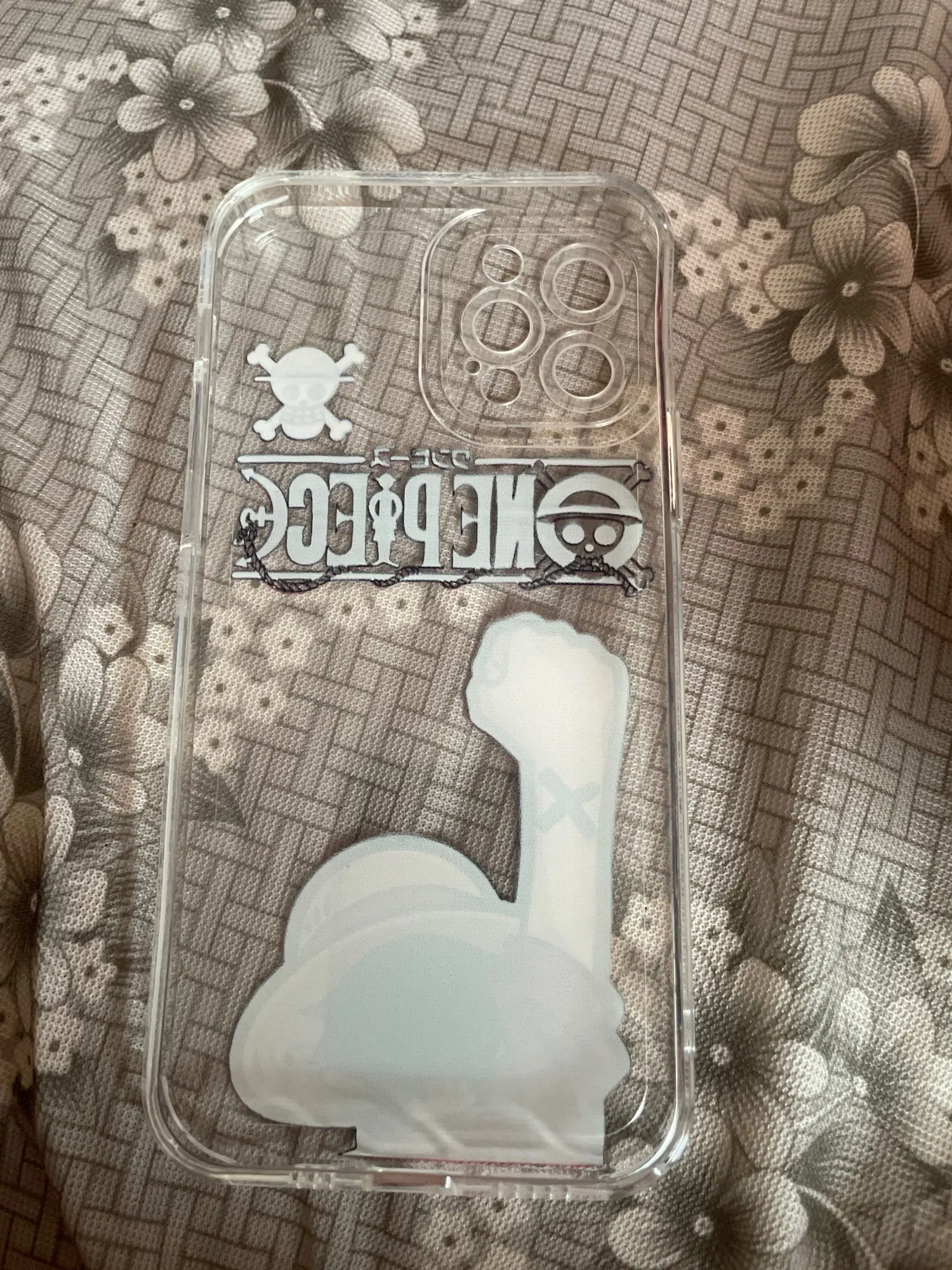 Foto de un comprador: Funda transparente suave para celular iPhone con Luffy y Zoro