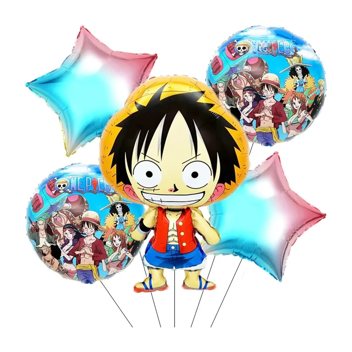 Globos de One Piece para cumpleaños, set de 5 piezas – vue 5