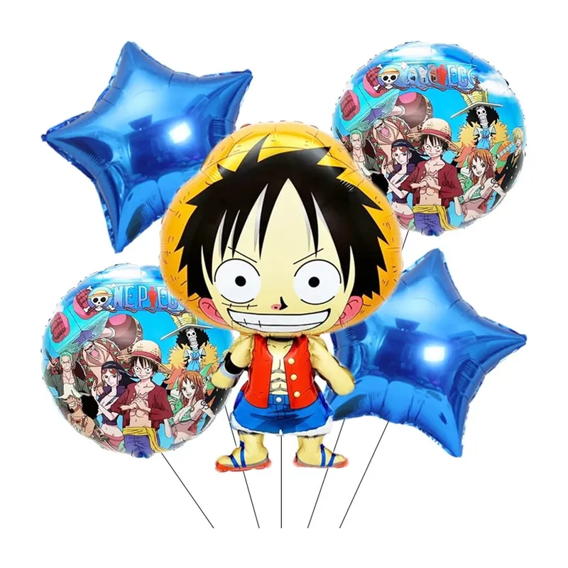Globos de One Piece para cumpleaños, set de 5 piezas – Infla a tiempo