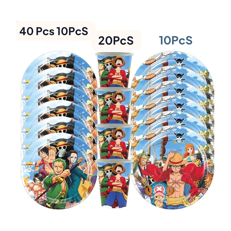 Globos de One Piece: kit de decoración para fiesta de cumpleaños – Revisa el contenido