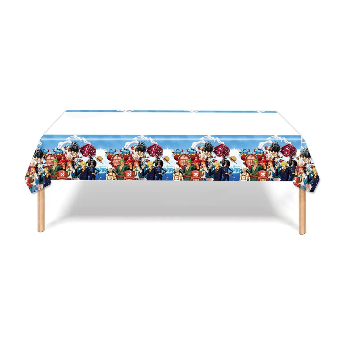 Globos de One Piece: kit de decoración para fiesta de cumpleaños – mantel, 1 pieza