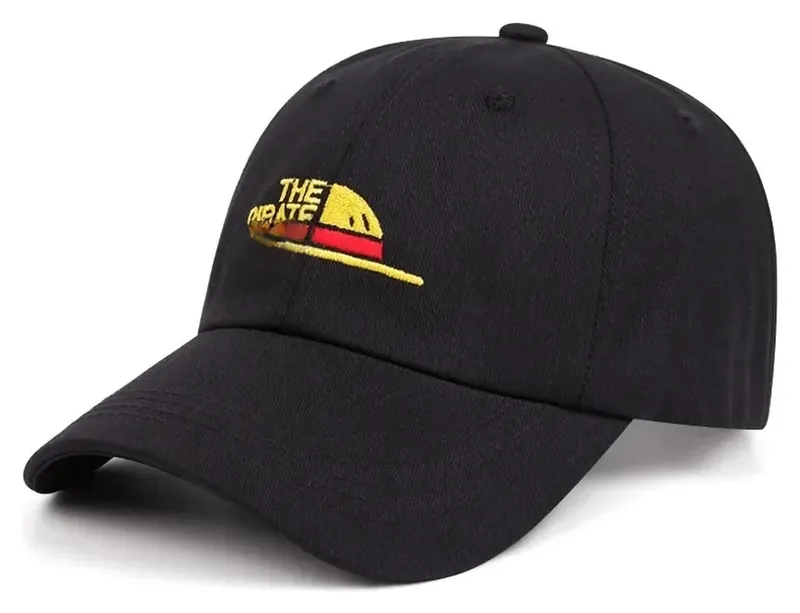 Gorra de béisbol bordada de Luffy, estilo dad hat y snapback