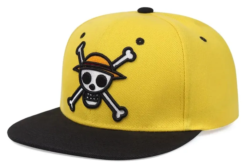 Gorra de béisbol con estampado de Luffy y Chopper, ajustable