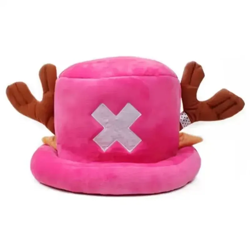 Gorro de Peluche de Anime Tony Chopper Kawaii Lindo – negro