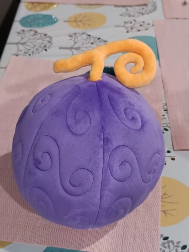 Foto de un comprador: Peluche de fruta del diablo de One Piece, de 8.5 a 24 cm