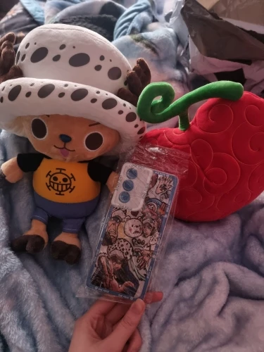 Foto de un comprador: Peluche de fruta del diablo de One Piece, de 8.5 a 24 cm